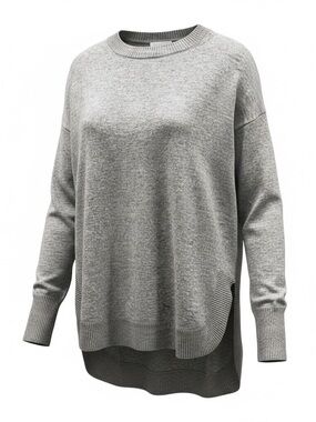 J.Crew Italian-Spun 100% Cashmere Gray Oversized Sweater Tunic – Size M